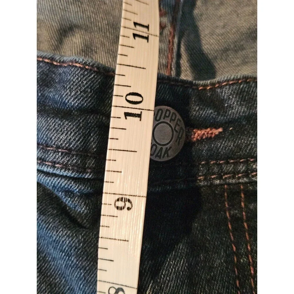 Copper & Oak Mens Jeans 38x30  Navy Blue Relaxed‎ Fit Straight